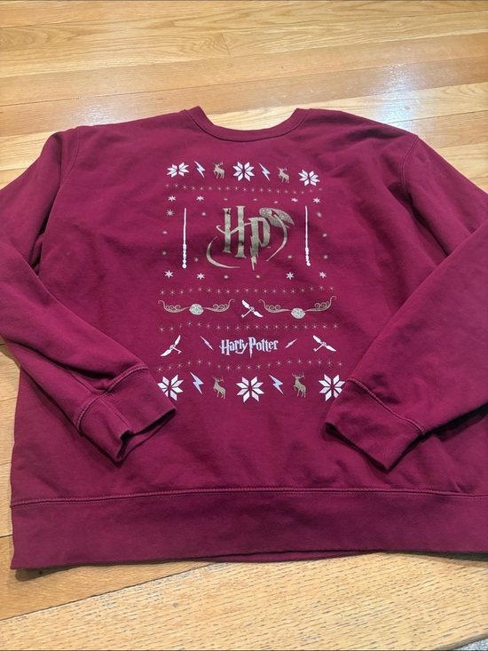 Warner Bros. Other - Warner Bros. Burgundy Harry Potter Shop Pullover